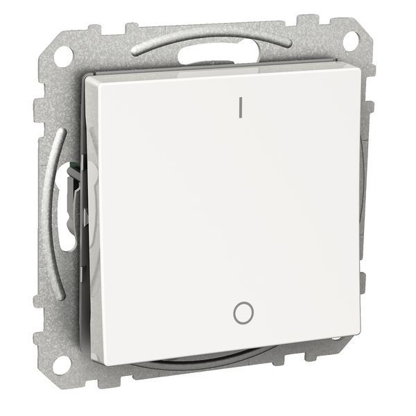 Exxact rocker switch 2-pole screwless white image 3