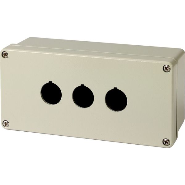 Surface mounting enclosure, metal, 3 mounting locations image 4