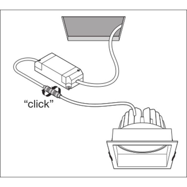 SPOT SQUARE DARKLIGHT ADJUST 8 W 3000 K WT image 15