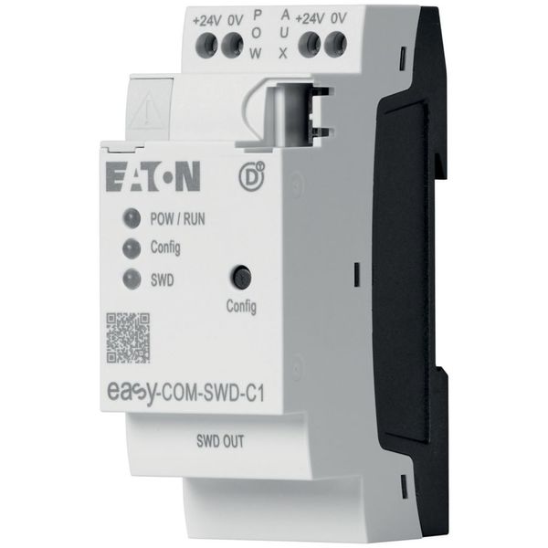 Communication module for connecting the easy control relay as SWD coordinator in SmartWire-DT applications, screw terminal image 17