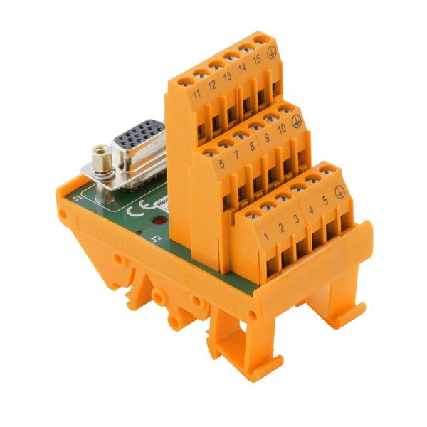 Interface module with terminal, connector, High-density SUB-D plug-in  image 3