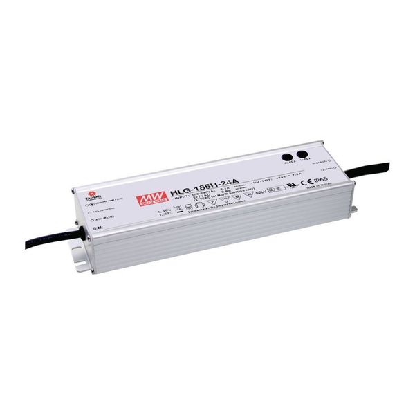 185W high efficiency LED power supply 54V 3.45A, adjusted, PFC, IP65, Mean Well image 1