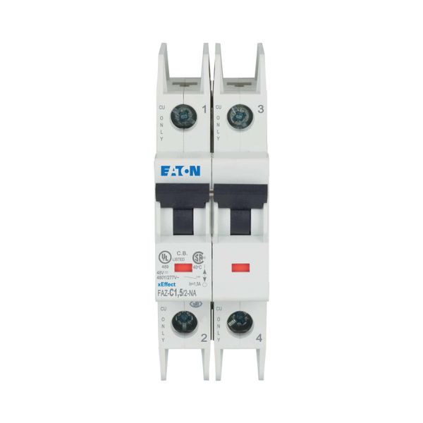 Miniature circuit breaker (MCB), 1.5 A, 2p, characteristic: C image 16