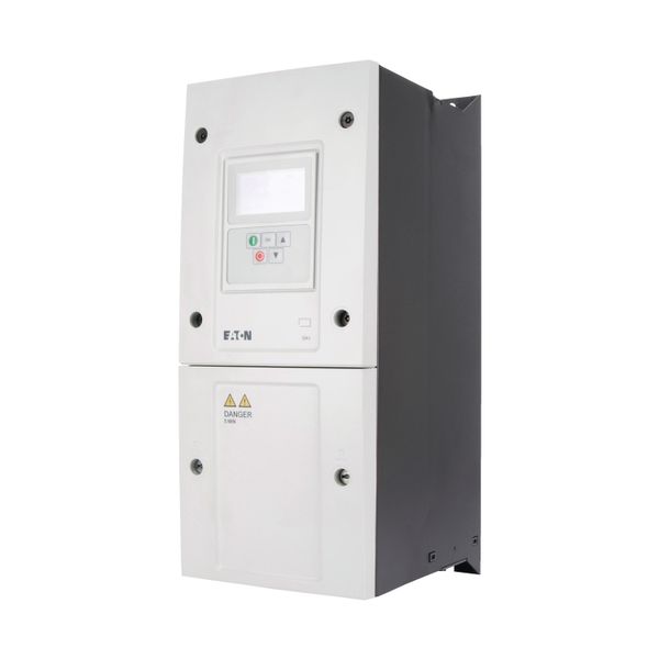 Variable frequency drive, 400 V AC, 3-phase, 30 A, 15 kW, IP55/NEMA 12, Radio interference suppression filter, OLED display image 12