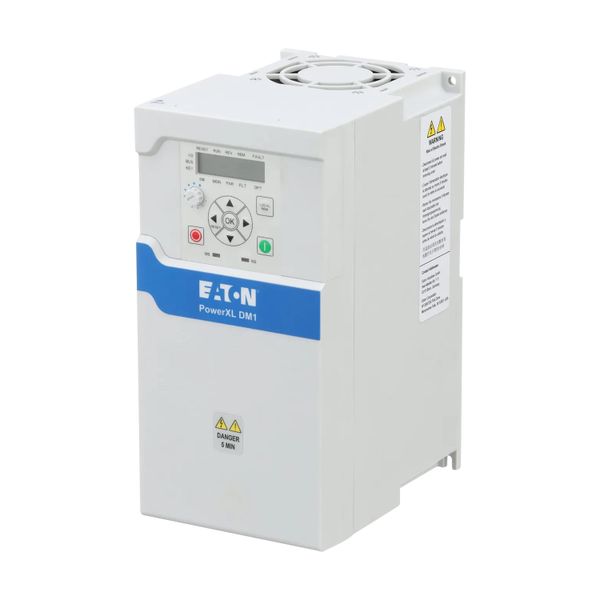 Variable frequency drive, 230 V AC, 1-phase, 17.5 A, 4 kW, IP20/NEMA0, 7-digital display assembly, Setpoint potentiometer, Brake chopper, FS3 image 9