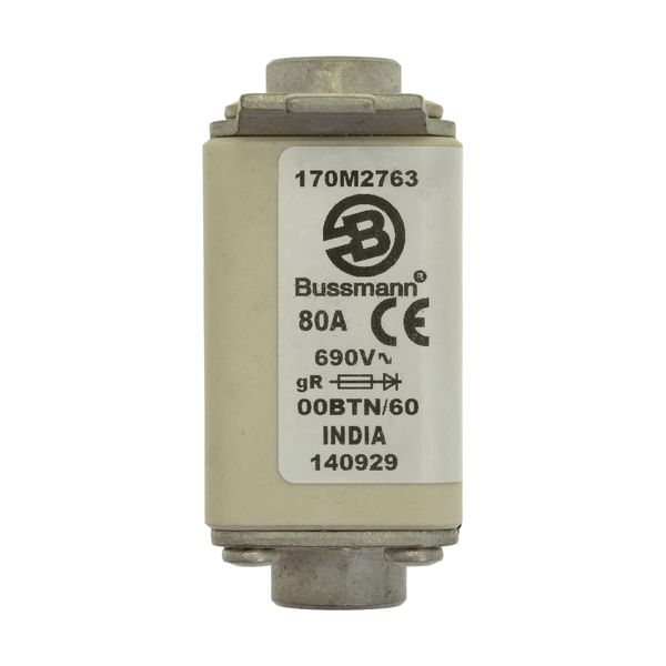 Fuse-link, high speed, 32 A, AC 690 V, size 00, 30 x 62 x 64 mm, aR, IEC, single indicator image 11