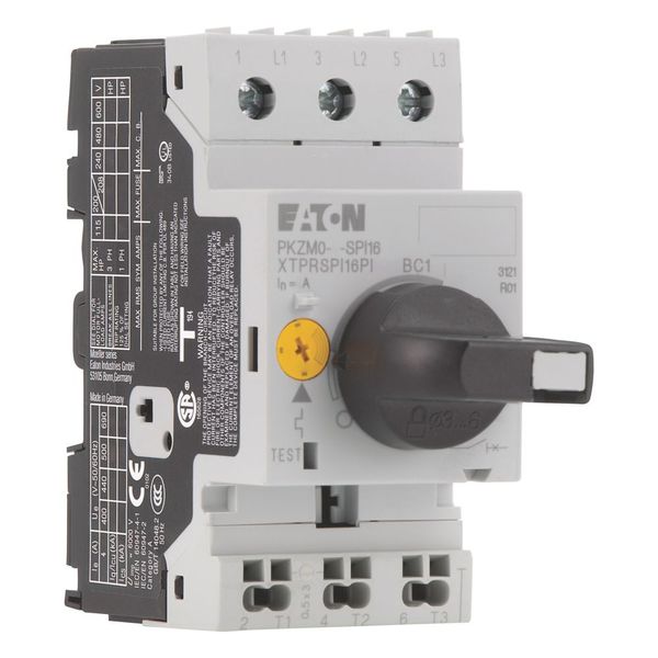 Motor-protective circuit-breaker, 2.2 kW, 4 - 6.3 A, Feed-side screw terminals/output-side push-in terminals image 12