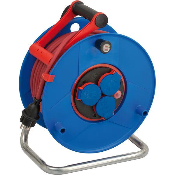 Garant Bretec IP44 cable reel for site and professional 40m H07RN-F 3G1.5 with increased touch protection image 1