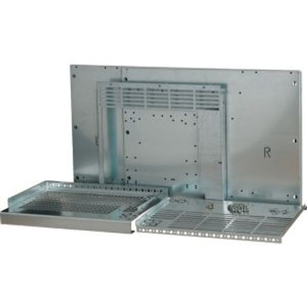 Mounting kit for IZMX40, withdrawable, HxW=550x600mm, grey image 4