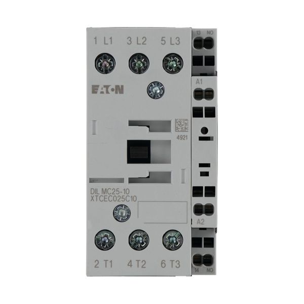 Contactor, 3 pole, 380 V 400 V 11 kW, 1 N/O, 230 V 50 Hz, 240 V 60 Hz, AC operation, Spring-loaded terminals image 13