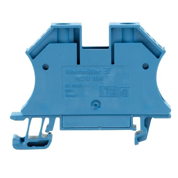 Feed-through terminal block, Screw connection, 16 mm², 690 V, 76 A, Nu image 1