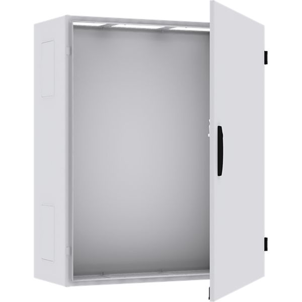 TW105S Wall-mounting cabinet, Field Width: 1, Number of Rows: 5, 800 mm x 300 mm x 350 mm, Isolated, IP55 image 1