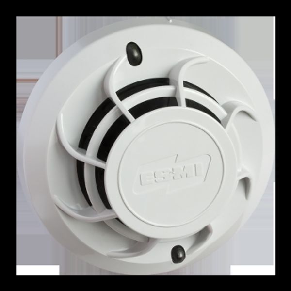 Heat detector, Esmi 52051RE, without isolator, 58°C temperature, rate of rise, white image 4