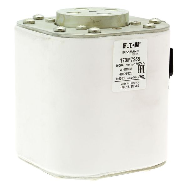 Fuse-link, high speed, 1900 A, AC 1500 V, size 4, 120 x 105 x 125 mm, aR, IEC, single indicator image 17