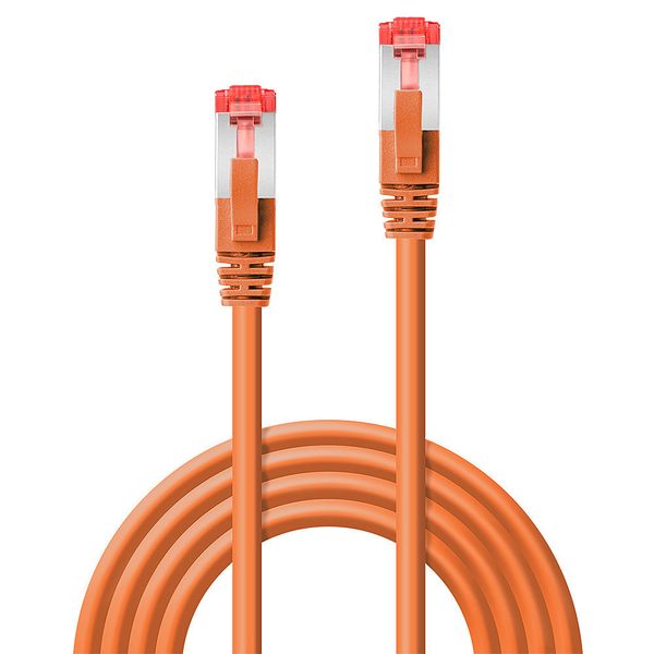 1.5m Cat.6 S/FTP Network Cable, Orange RJ45, M/M, 250MHz, Copper, 27AWG image 2