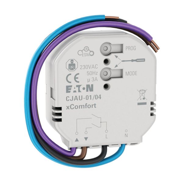 Shutter actuator flush-box mount without local input image 16