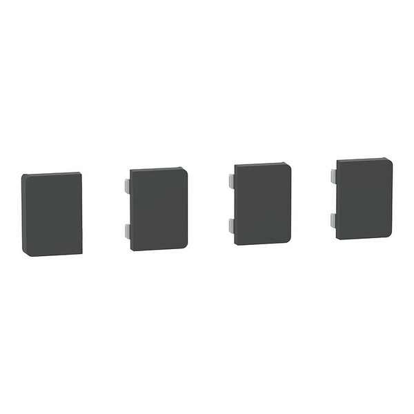 Push button sensor Flex, KNX, system design, 4-fold, rocker, anthracite image 1