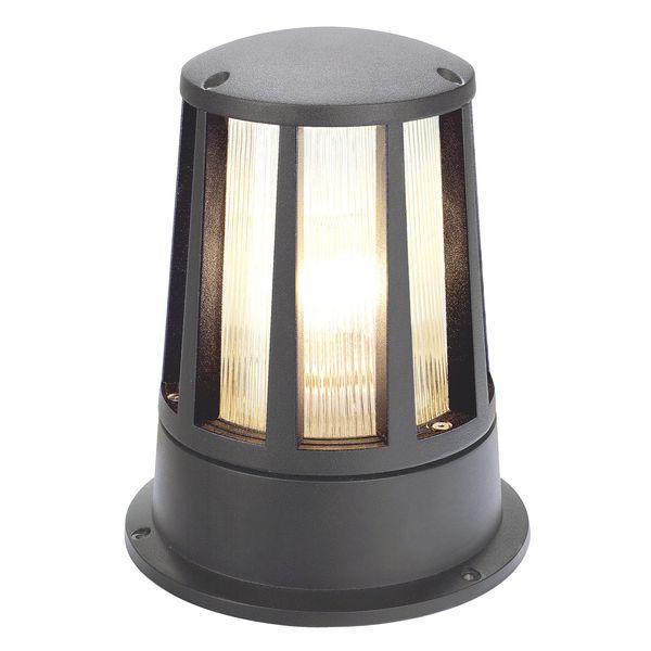 CONE outdoor lamp E27, max. 100W, IP54, stone grey image 2