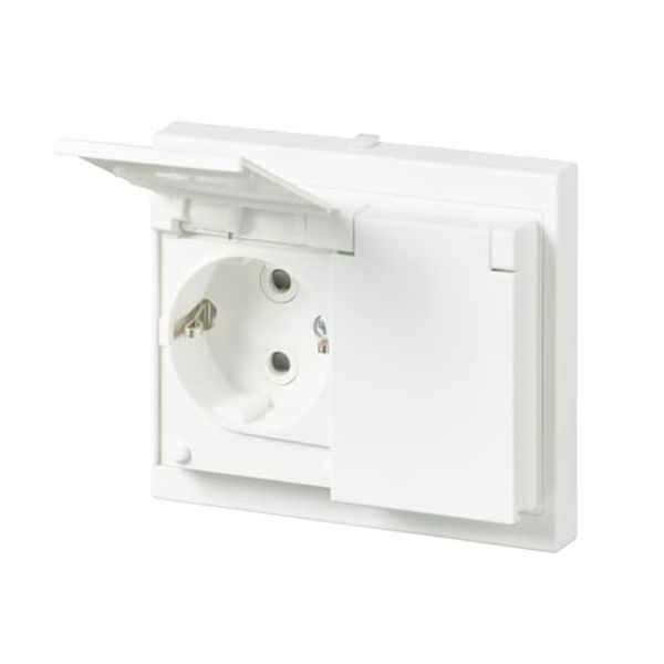 302EUJW-884 Socket outlet White - Impressivo image 1