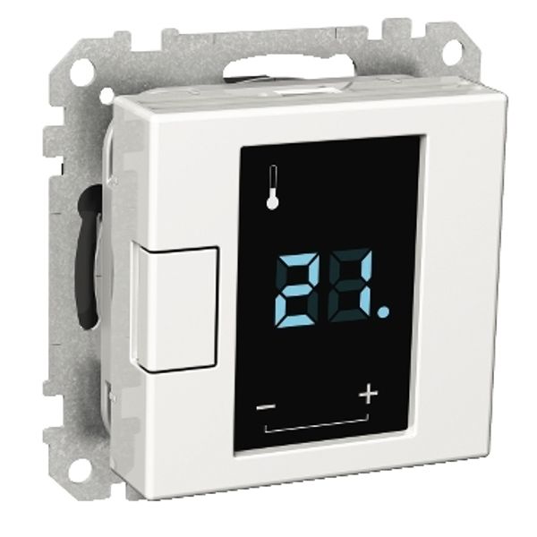 Exxact thermostat with touch display universal version white image 2