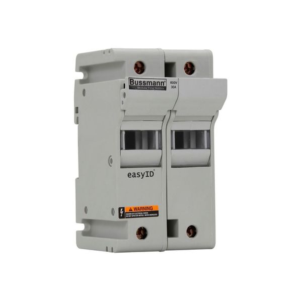 Fuse-holder, low voltage, 30 A, AC 600 V, DC 600 V, UL Class J, 65 x 72 x 117 mm, 2P, UL, CSA image 19