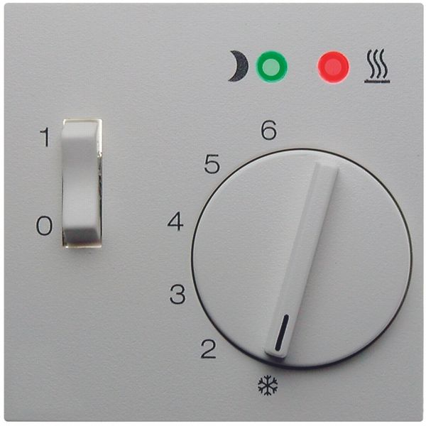 Cen. plate f.thermostat f.+rflr. heat.,pivoted,setting knob,S.1/B.3/B. image 1