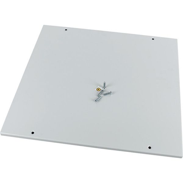 Front cover, +mounting kit, vertical, empty, HxW=400x800mm, grey image 5