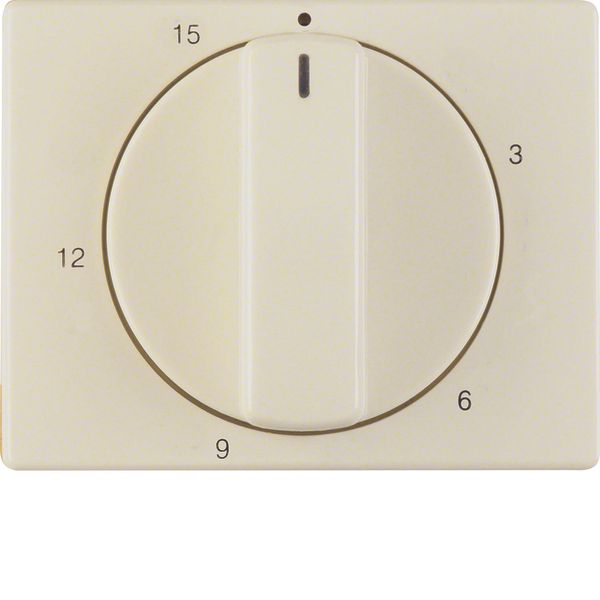 Centre plate for mechanical timer, arsys, white glossy image 1
