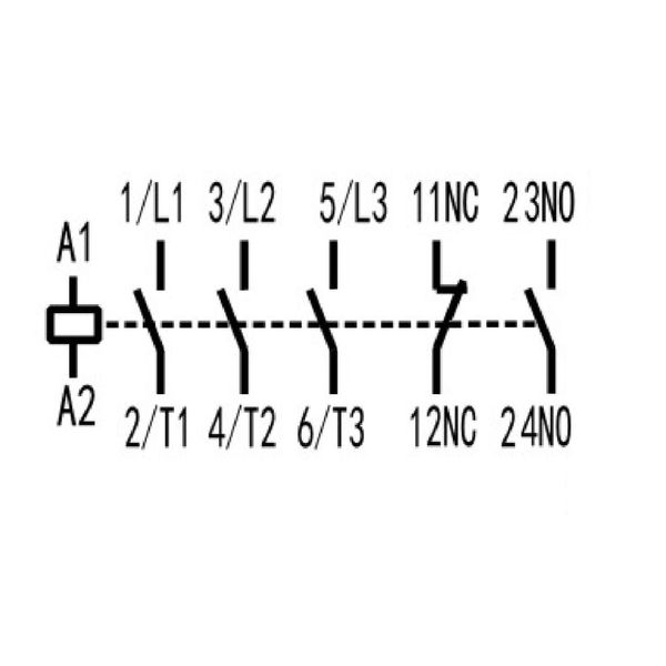 Contactor 3-pole, CUBICO Classic, 7,5kW, 18A, 1NO+1NC, 24VAC image 14