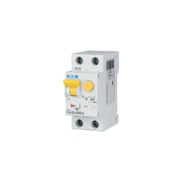 RCD/MCB combination, 25 A, 300 mA, MCB trip characteristic: B, 1p+N, RCD trip characteristic: A image 33