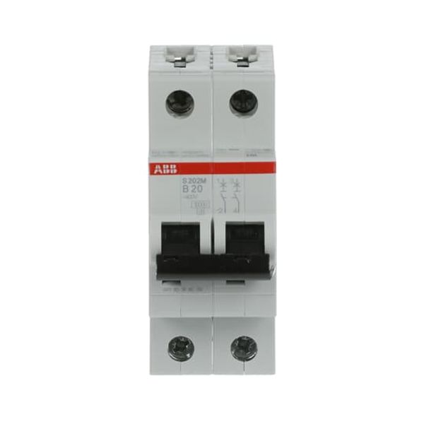 S202M-K1 Miniature Circuit Breaker - 2P - K - 1 A image 2