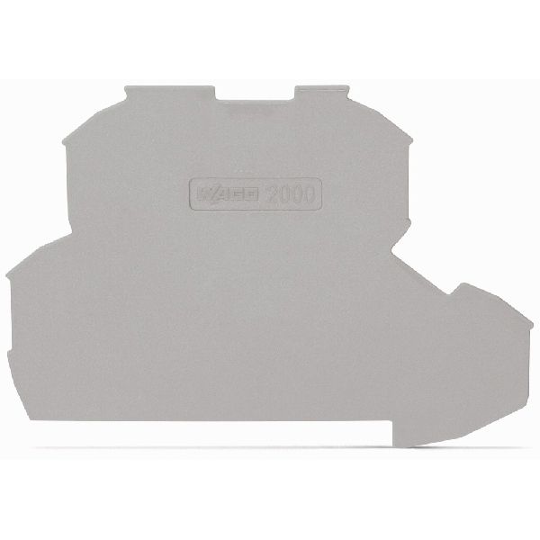 End plate 0.7 mm thick gray image 2