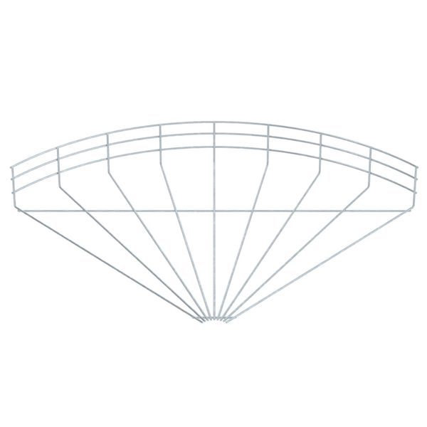 GRB 90 160 FT 90° mesh cable tray bend  105x600 image 1