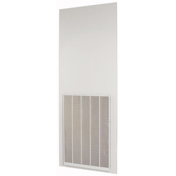 Rear wall ventilated, for HxW = 2000 x 850mm, IP42, grey image 1