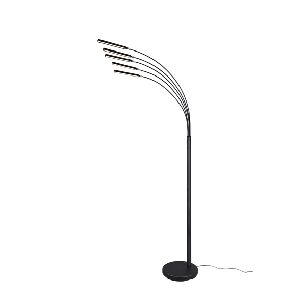 Reed LED floor lamp matt black image 1