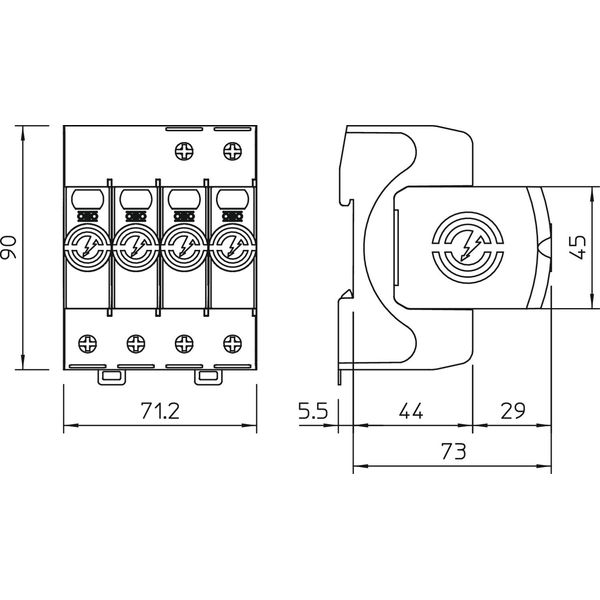 V20-4-385 SurgeController V20 4-pole 385V image 2