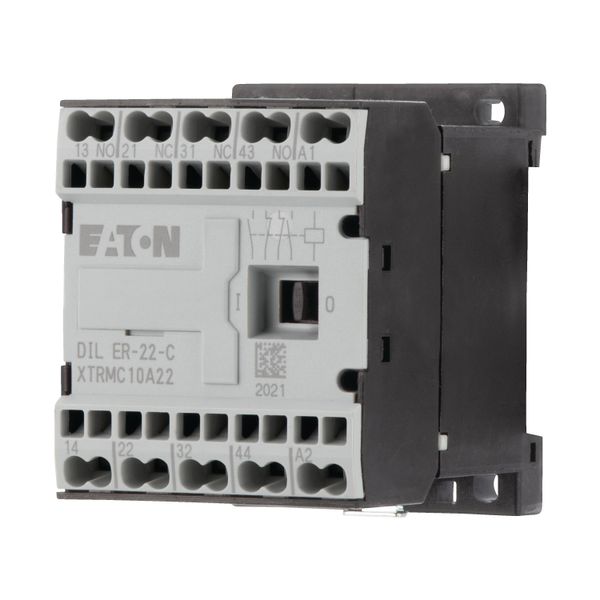 Contactor relay, 220 V 50 Hz, 240 V 60 Hz, N/O = Normally open: 2 N/O, N/C = Normally closed: 2 NC, Spring-loaded terminals, AC operation image 9