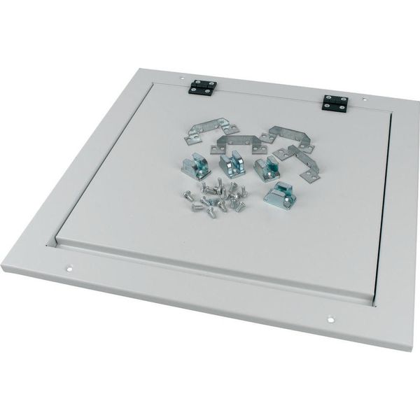 Top plate, for arc protection, for WxD=425x600mm, IP40, grey image 3