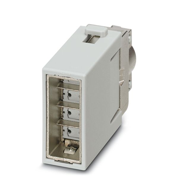 Module insert for industrial connector, Series: ModuPlug, Crimp connec image 1