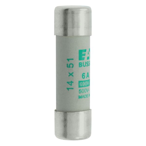 Fuse-link, LV, 6 A, AC 690 V, 14 x 51 mm, aM, IEC image 20