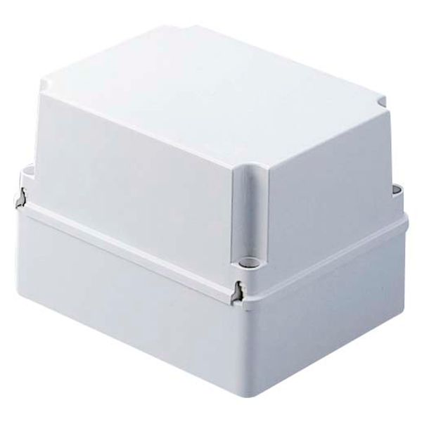 JUNCTION BOX WITH DEEP SCREWED LID - IP56 - INTERNAL DIMENSIONS 240X190X160 - SMOOTH WALLS - GREY RAL 7035 image 2