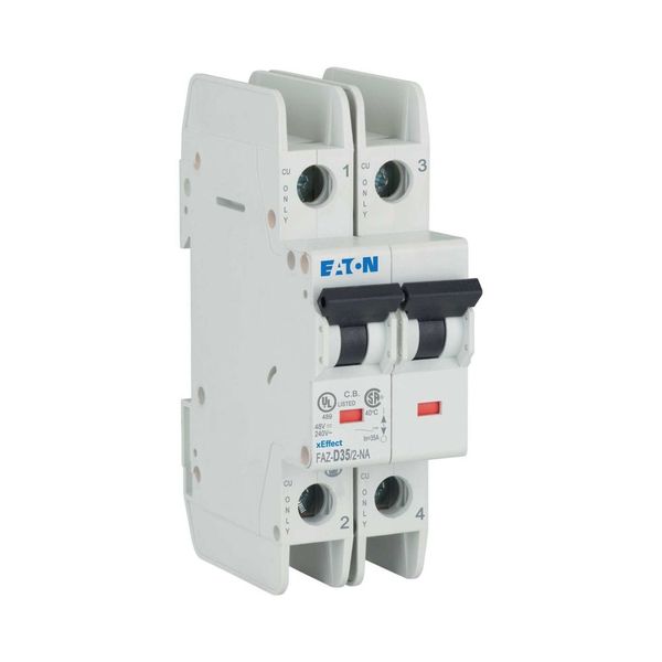 Miniature circuit breaker (MCB), 35 A, 2p, characteristic: D image 19