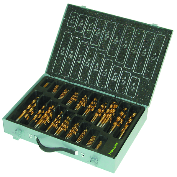 HSS twist drill set TIN 170-piece image 1