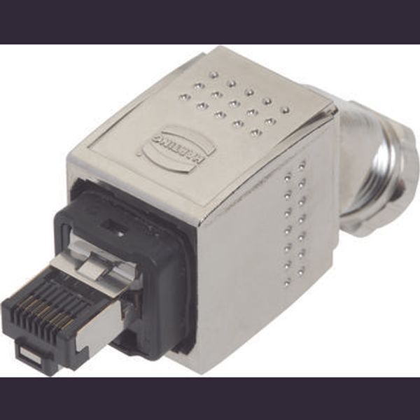 Han PP RJ45 PN metal plug set 45° top image 1