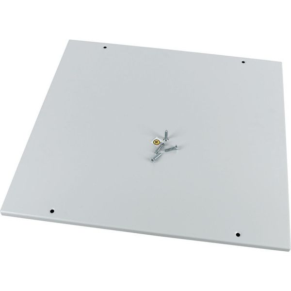 Front cover, +mounting kit, vertical, empty, HxW=400x600mm, grey image 3