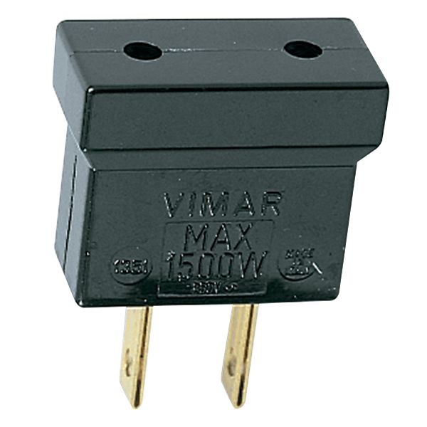 2P USA adaptor - P10 outlet black image 1