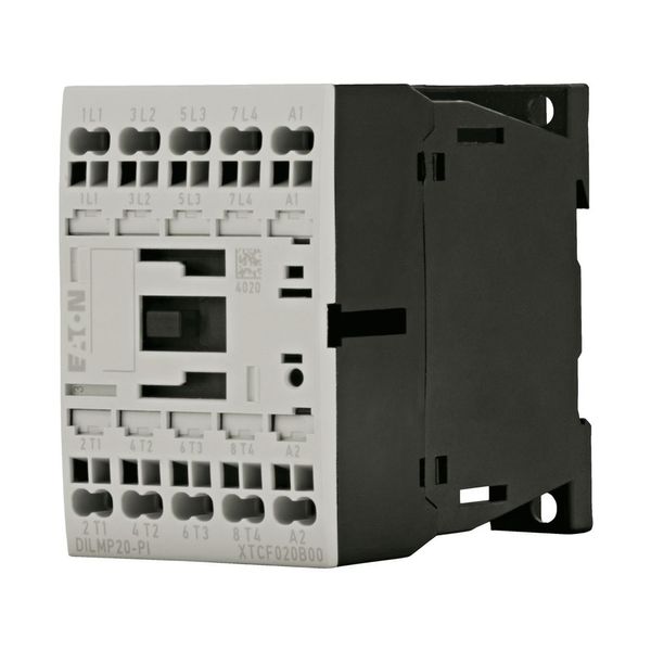 Contactor, 4 pole, AC operation, AC-1: 22 A, 220 V 50/60 Hz, Push in terminals image 7
