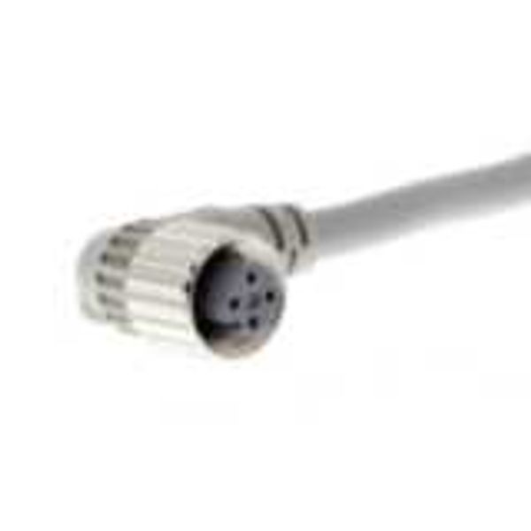 Sensor cable, M12 right-angle socket (female), 4-poles, A coded, PVC f image 2