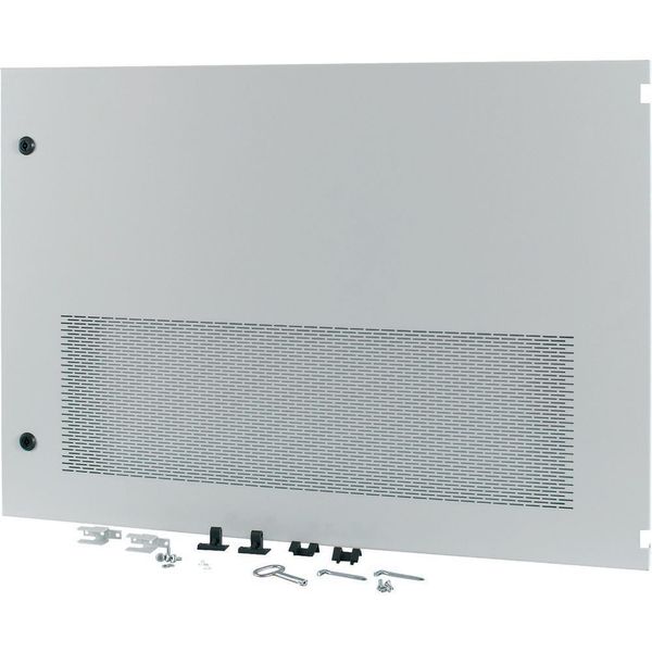 Section wide door, ventilated, right, HxW=700x1000mm, IP31, grey image 4