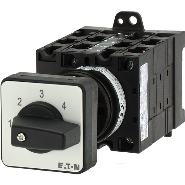 Step switches, T3, 32 A, rear mounting, 5 contact unit(s), Contacts: 10, 45 °, maintained, Without 0 (Off) position, 1-5, Design number 15139 image 5